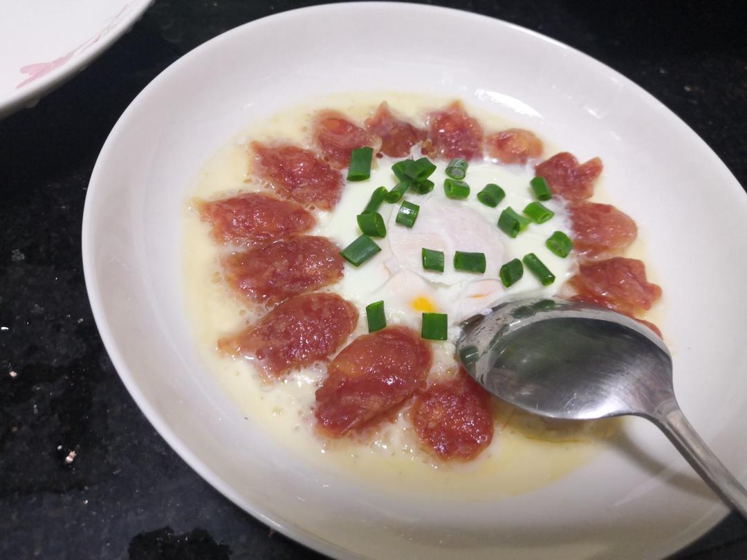香肠蒸蛋