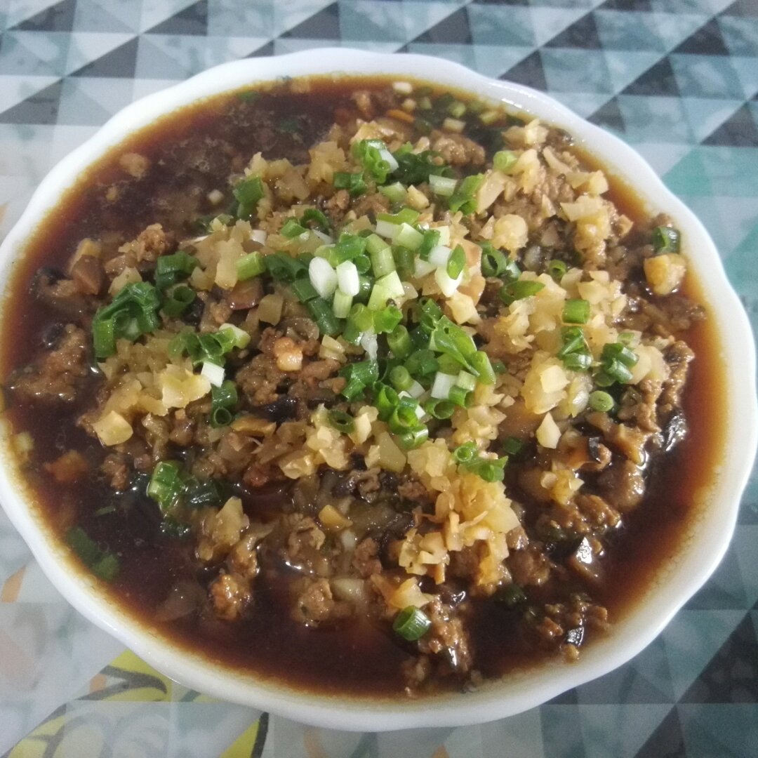 肉末蒸豆腐