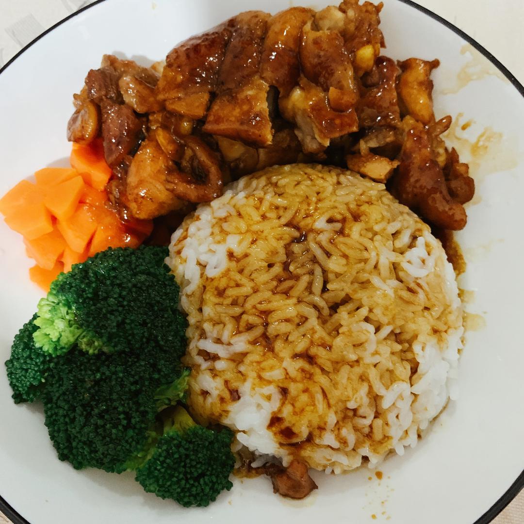 照烧鸡腿饭