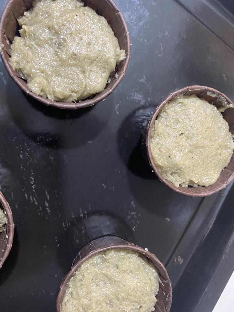 三重黑芝麻杯子蛋糕