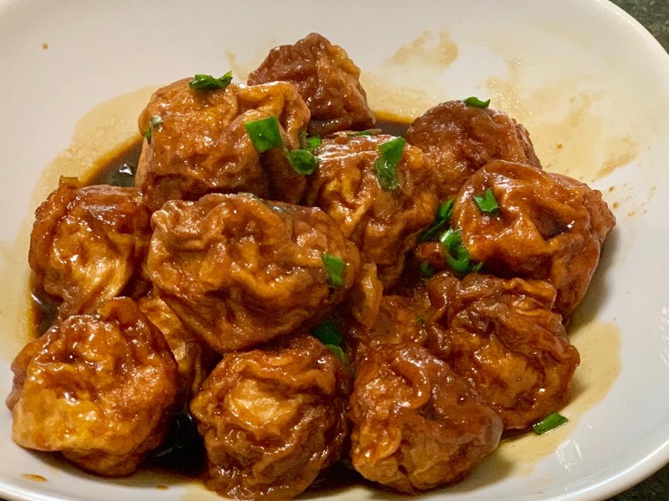 【油面筋塞肉】大上海才有的大肉丸，特别不一般！