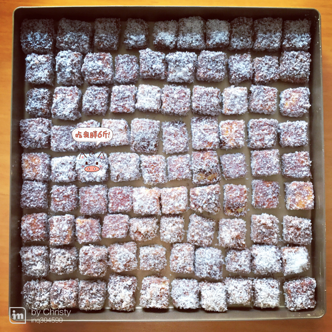 澳洲莱明顿蛋糕 Lamington
