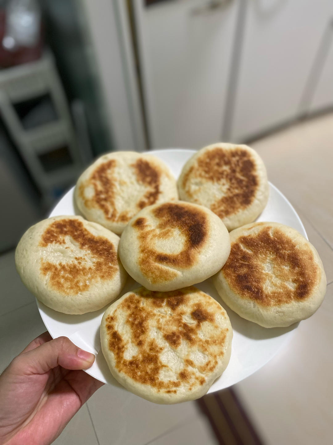 ✅0难度的空心火烧（空心馍，肉夹馍）