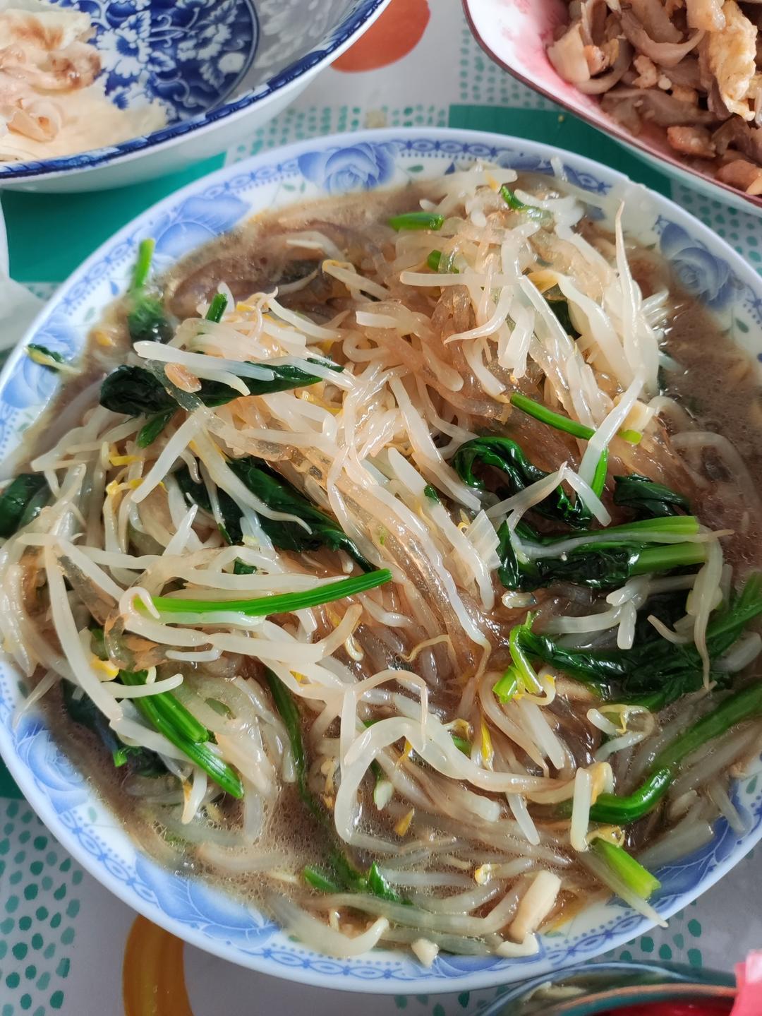 凉拌粉条豆芽