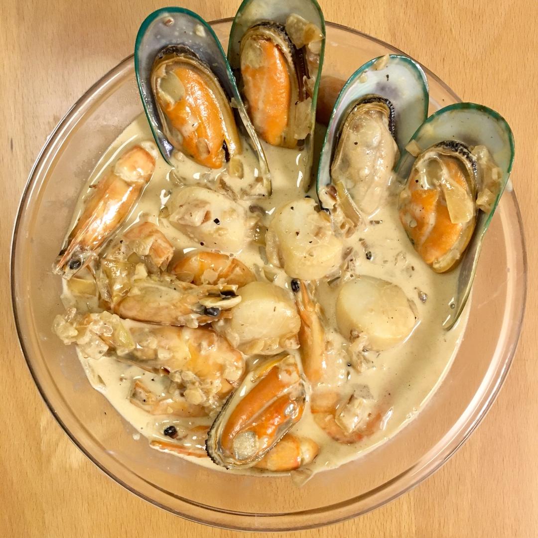 法式奶油青口贝