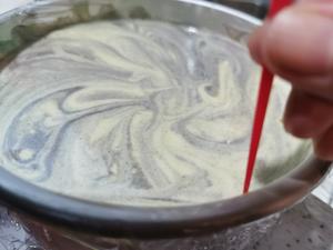 黑米大理石纹蒸蛋糕的做法 步骤15