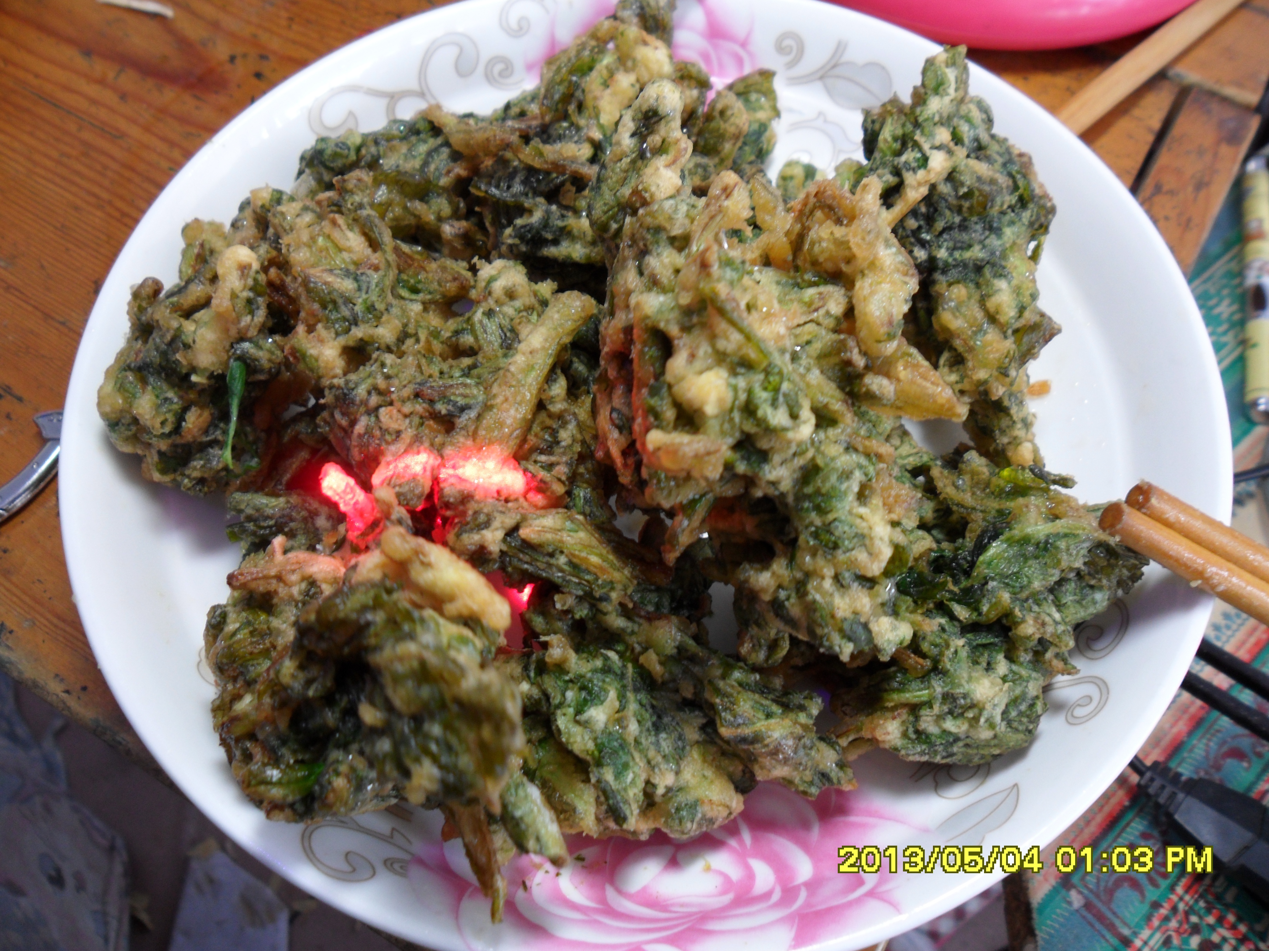 酥炸小白菜