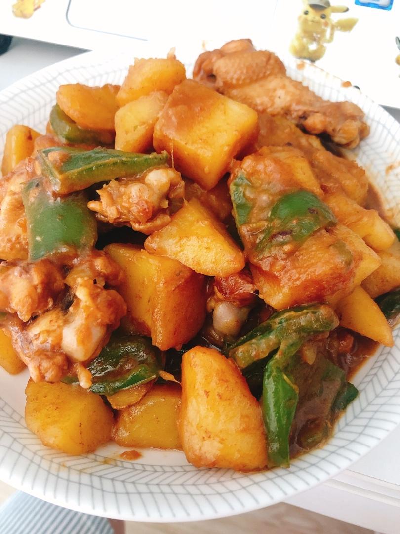 土豆鸡块（黄焖鸡）