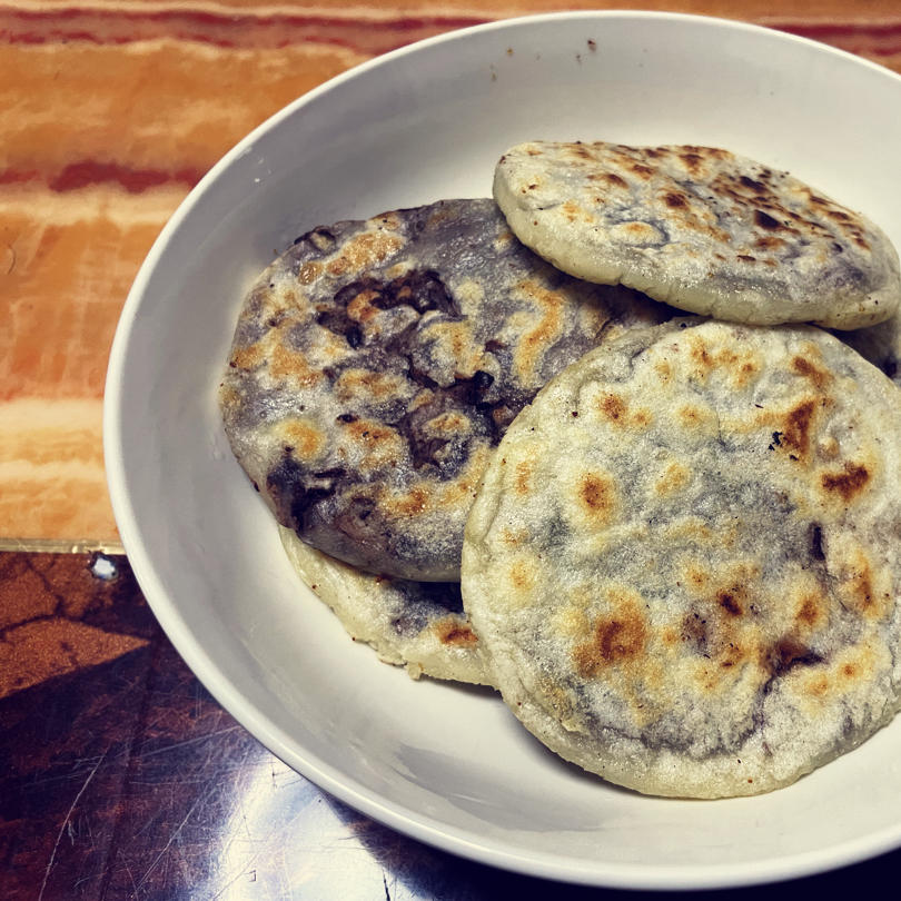 超级简单糯米豆沙饼