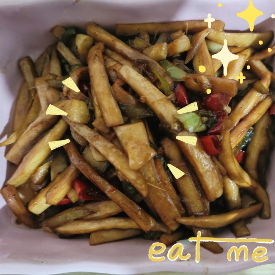 青椒素炒杏鲍菇