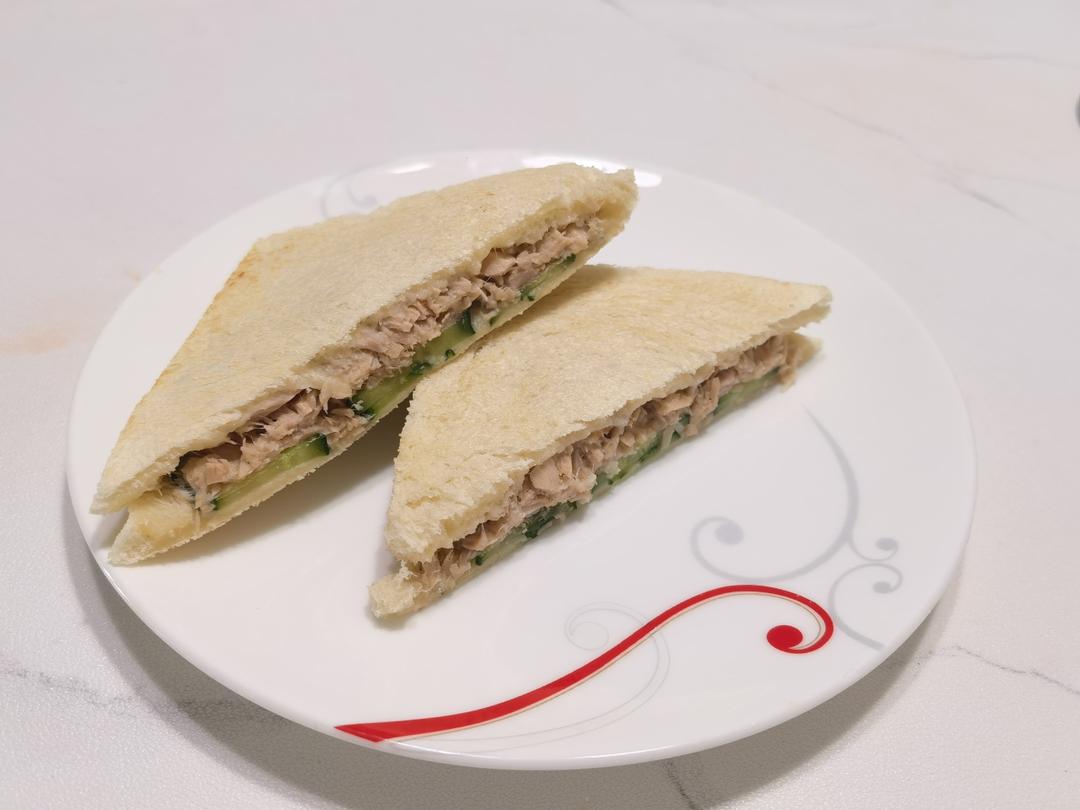 早餐系列⑨-金枪鱼三明治-超快