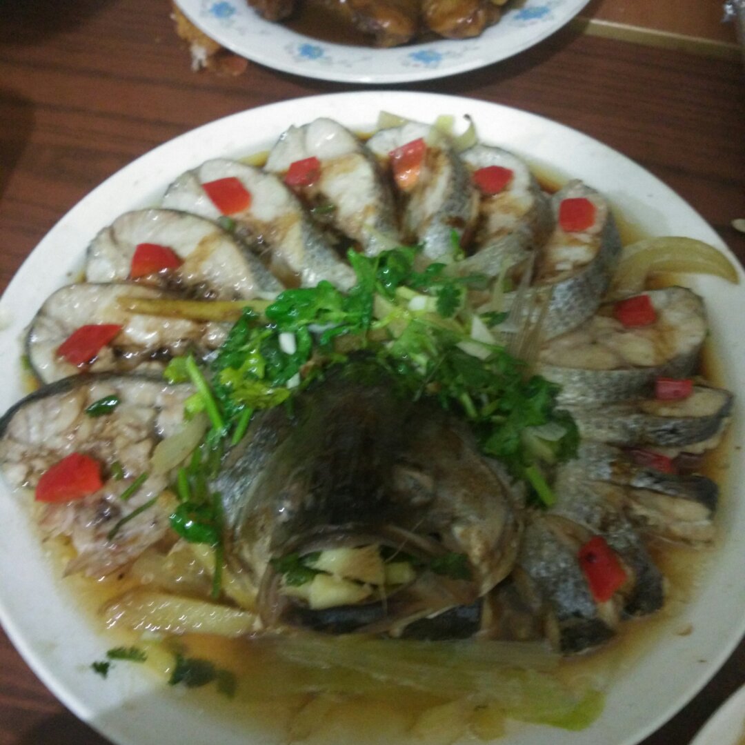 孔雀开屏清蒸鱼