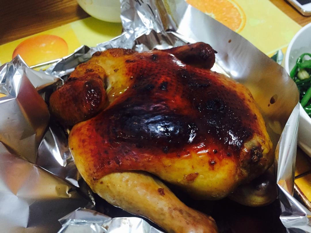 袋袋烤鸡--自制腌料+脆皮秘籍