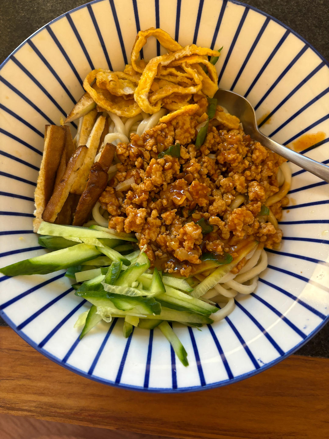家常面~超简单又好吃的炸酱面🍜肉酱拌面