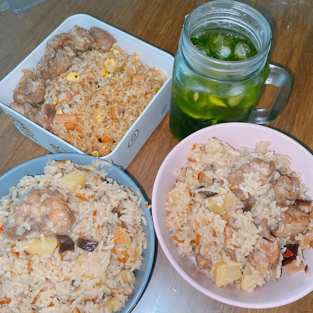 土豆排骨焖饭（多料版）