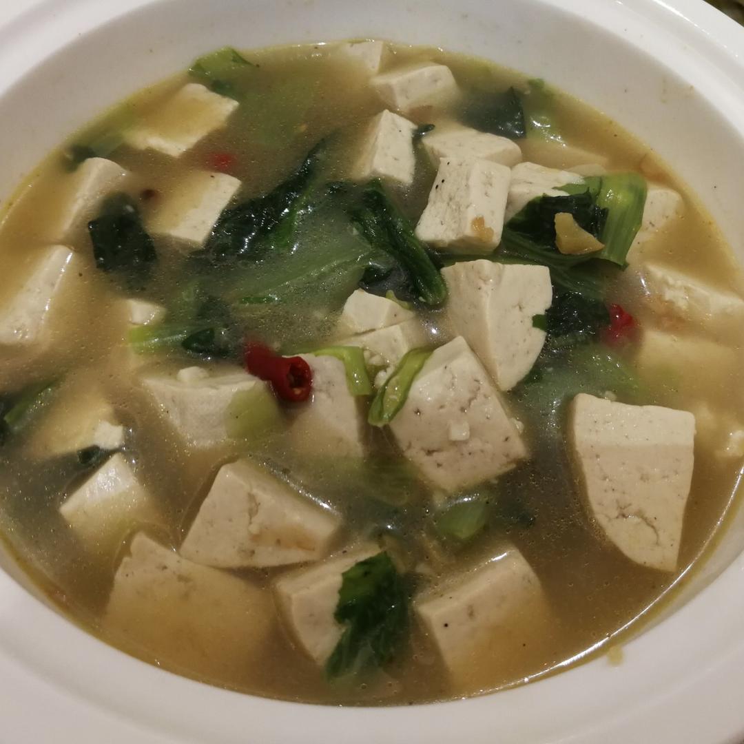 小白菜豆腐