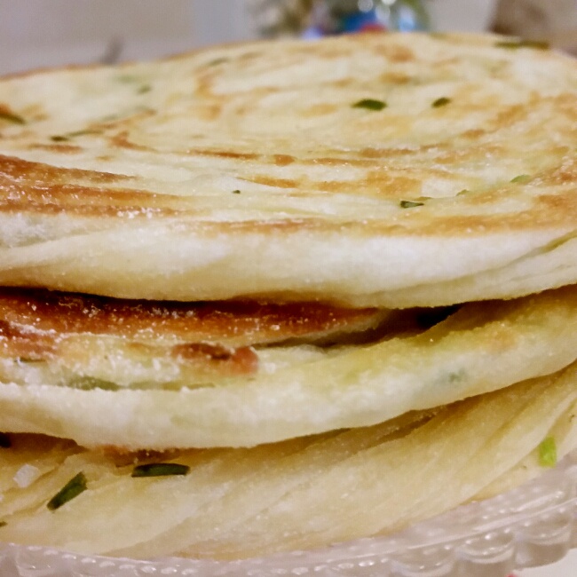 发面葱油酥饼