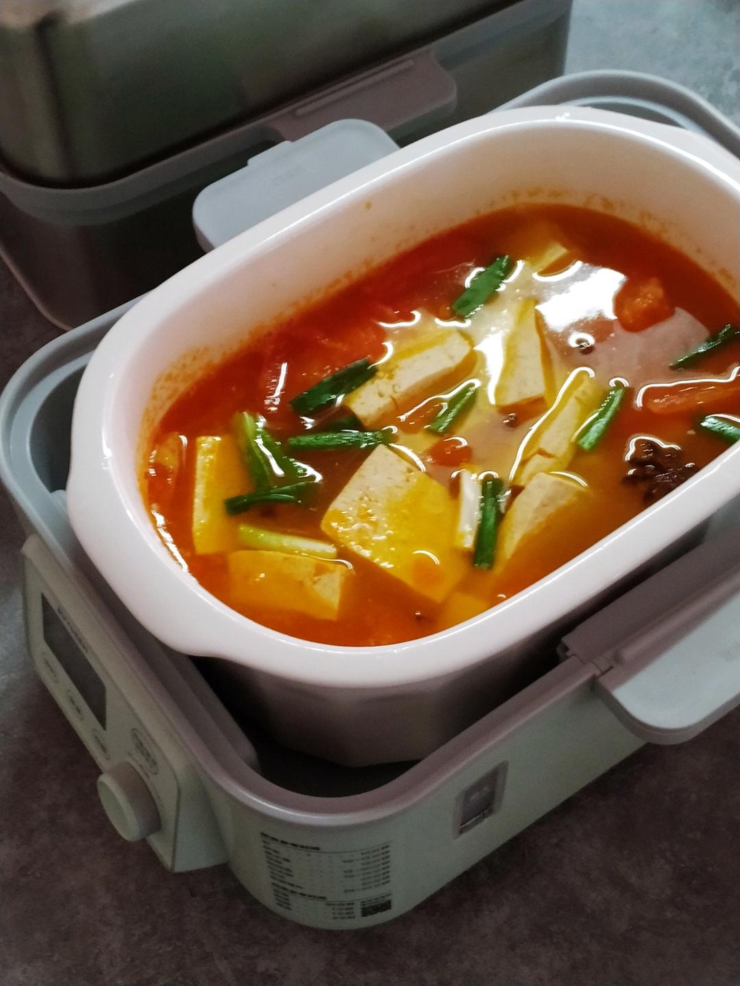 番茄豆腐炖小黄鱼【2月北鼎蒸炖锅食谱】