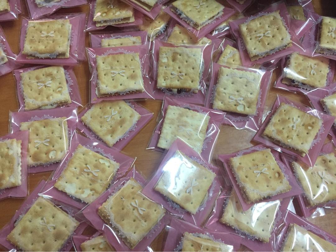 冬天也能拉丝的【蔓越莓牛轧糖饼干】快手棉花糖版