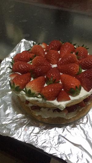 草莓蛋糕的做法 步骤3