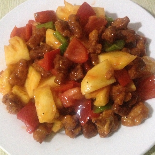 菠萝咕噜肉