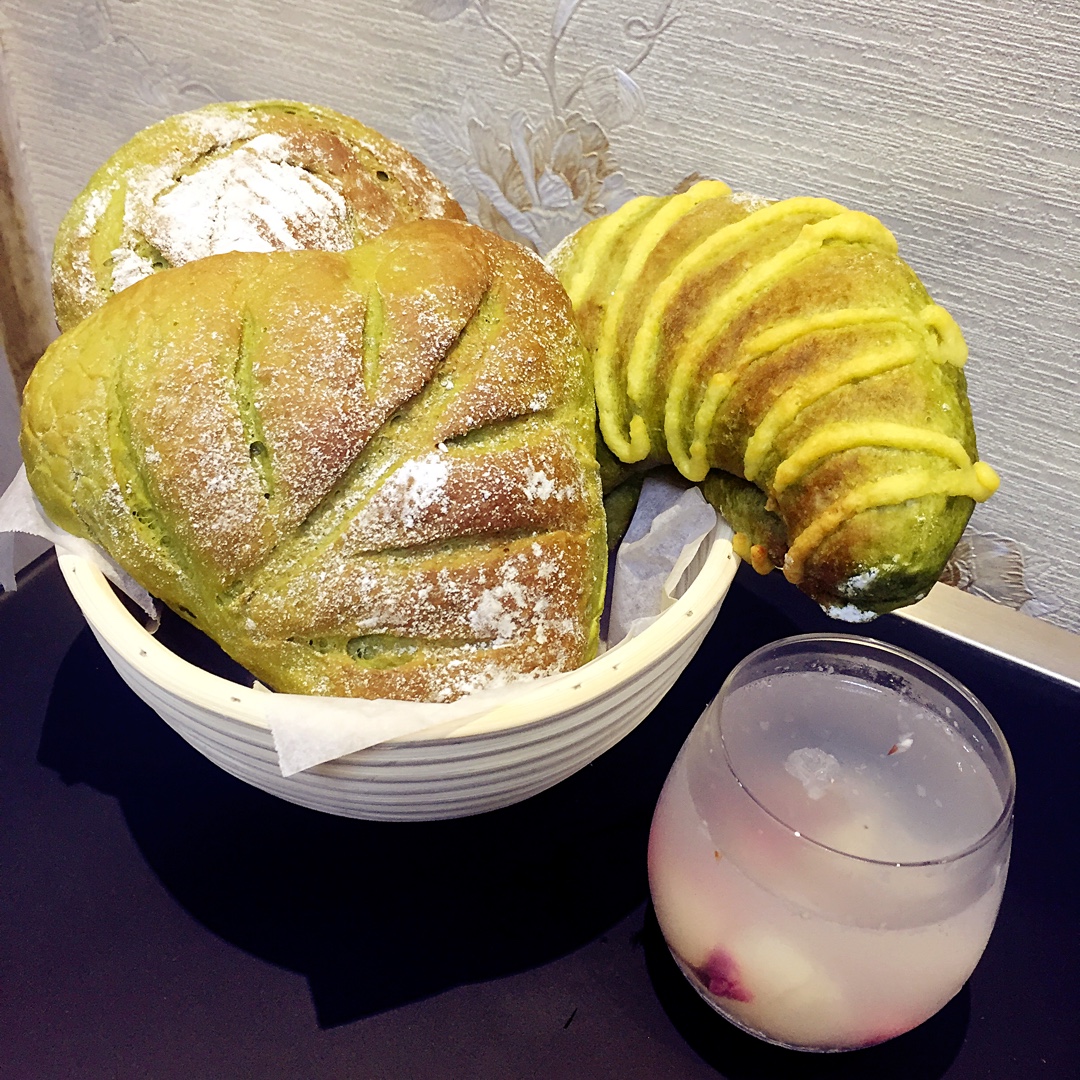 抹茶蜜豆乳酪软欧