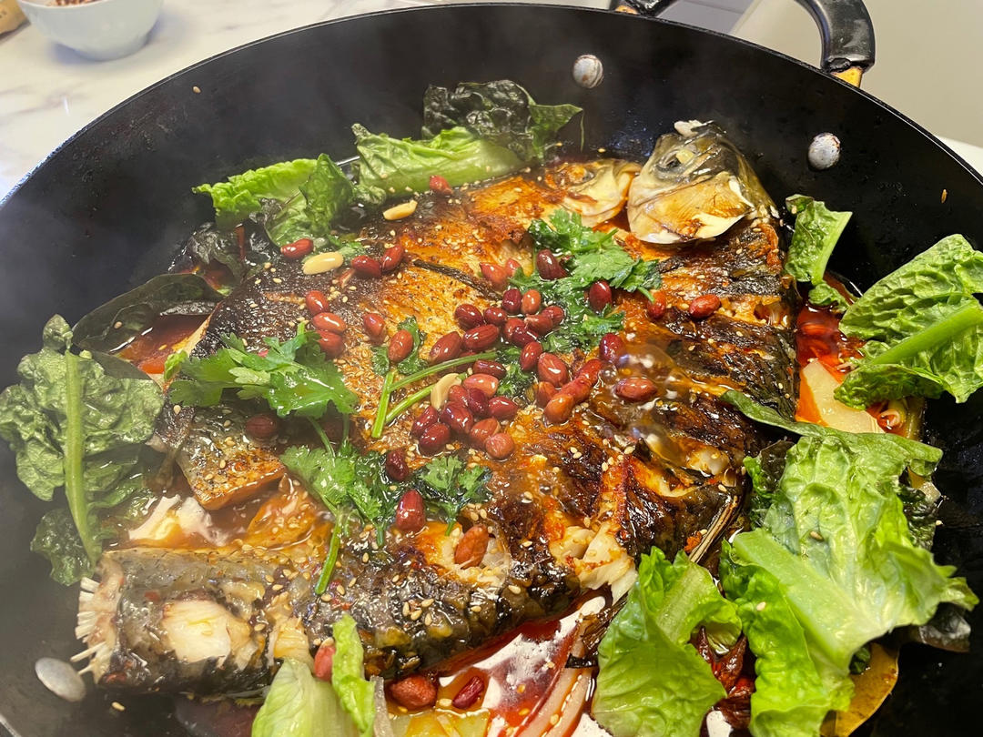 不输给饭店的麻辣烤鱼（不需要料包哦）