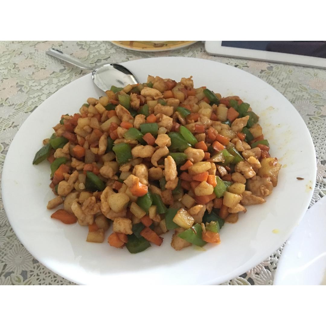 一道怎么做都好吃的干煎土豆鸡丁（红烧，咖喱，椒盐，孜然）