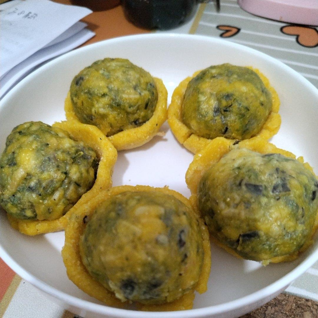 （减脂）玉米面菜团子