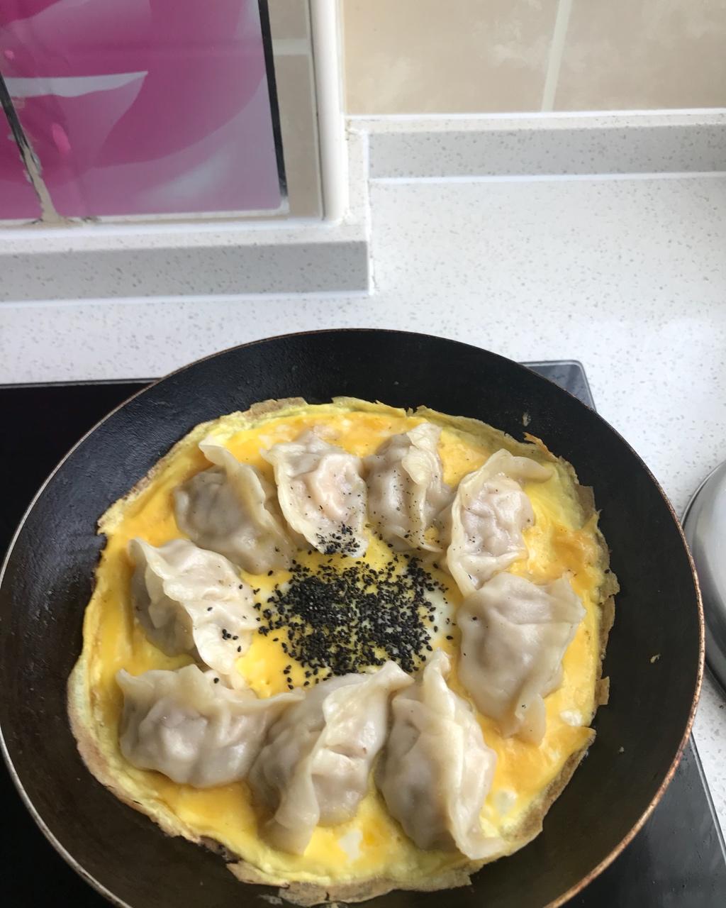 懒人快手抱蛋煎饺