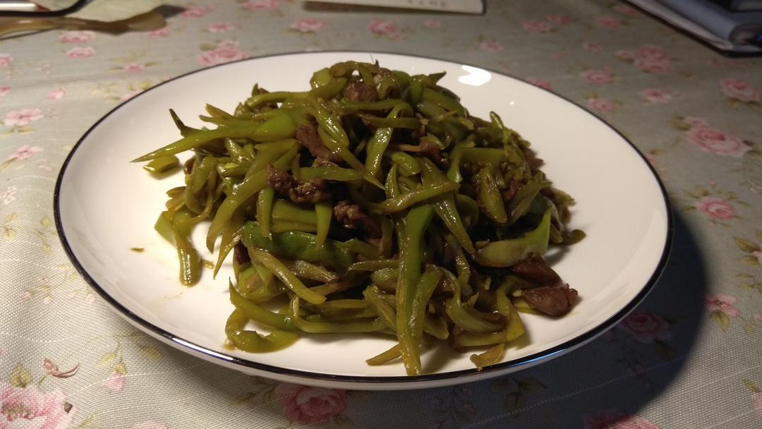 豆角丝炒肉
