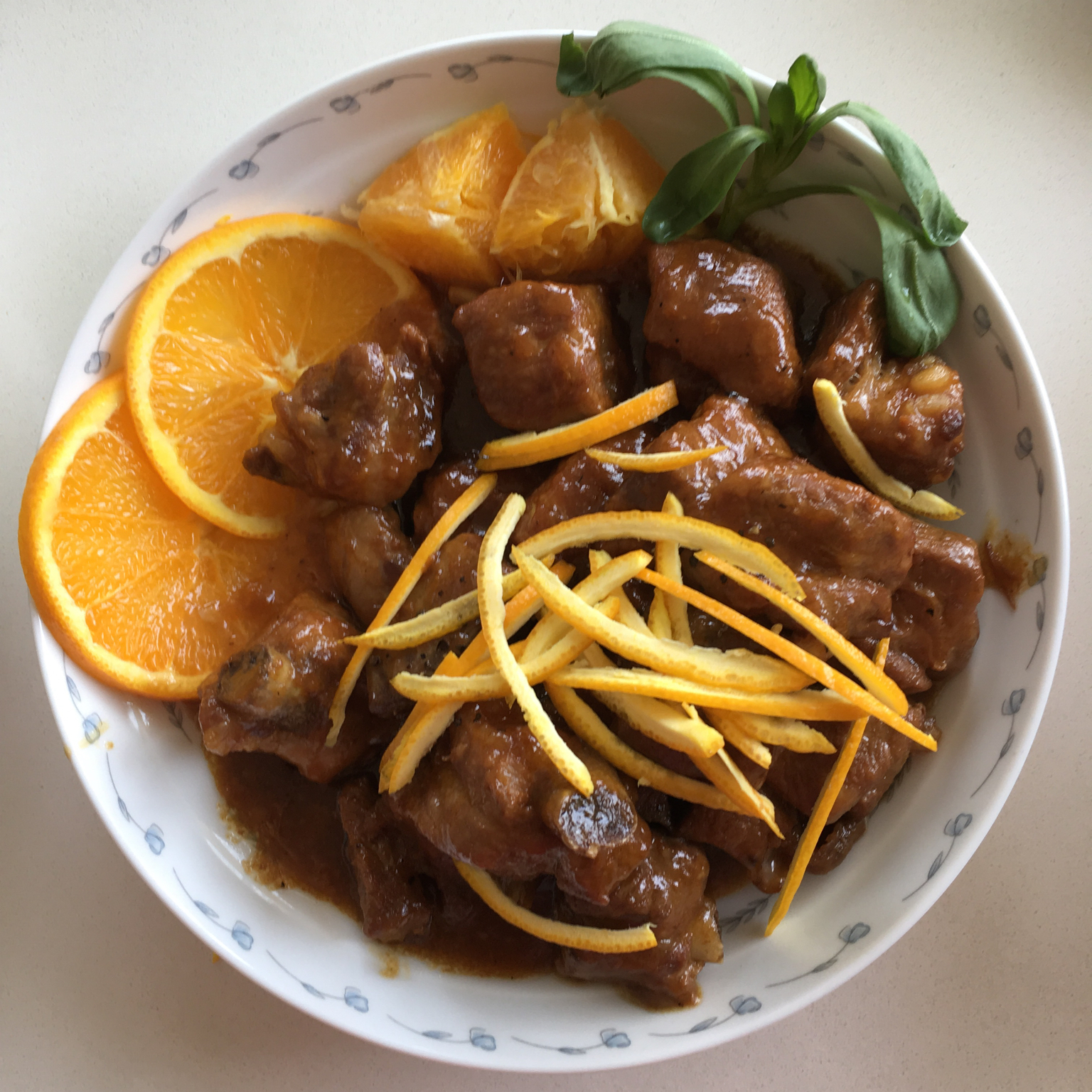 橙香排骨