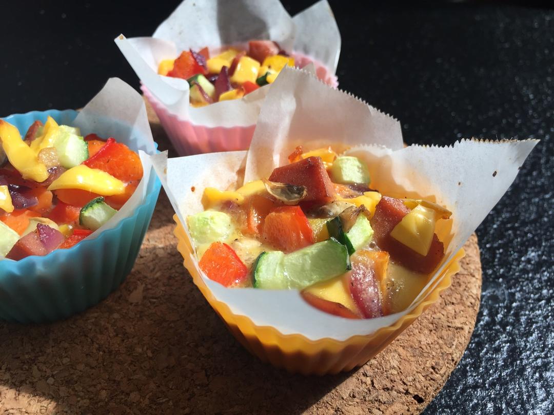 早餐鸡蛋杯cupcake Frittata