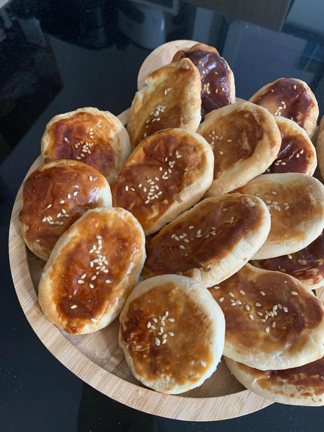 芝麻椒盐牛舌饼（北京小吃）