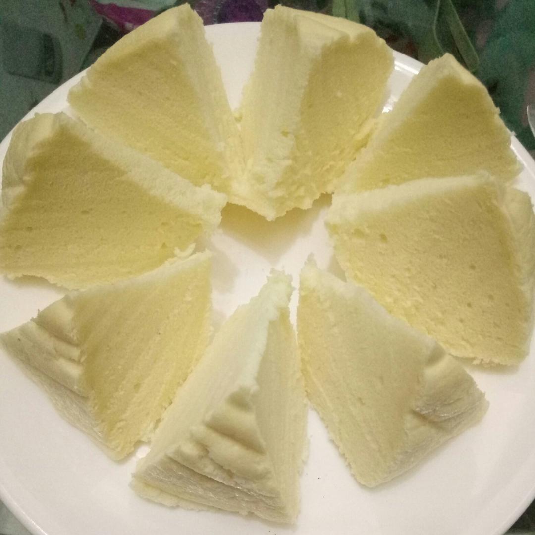 水嫩烫面蒸蛋糕
