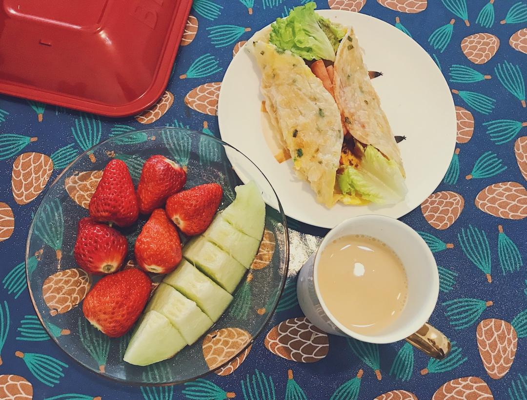 三分钟就可以做好孩子的早餐（手抓饼）