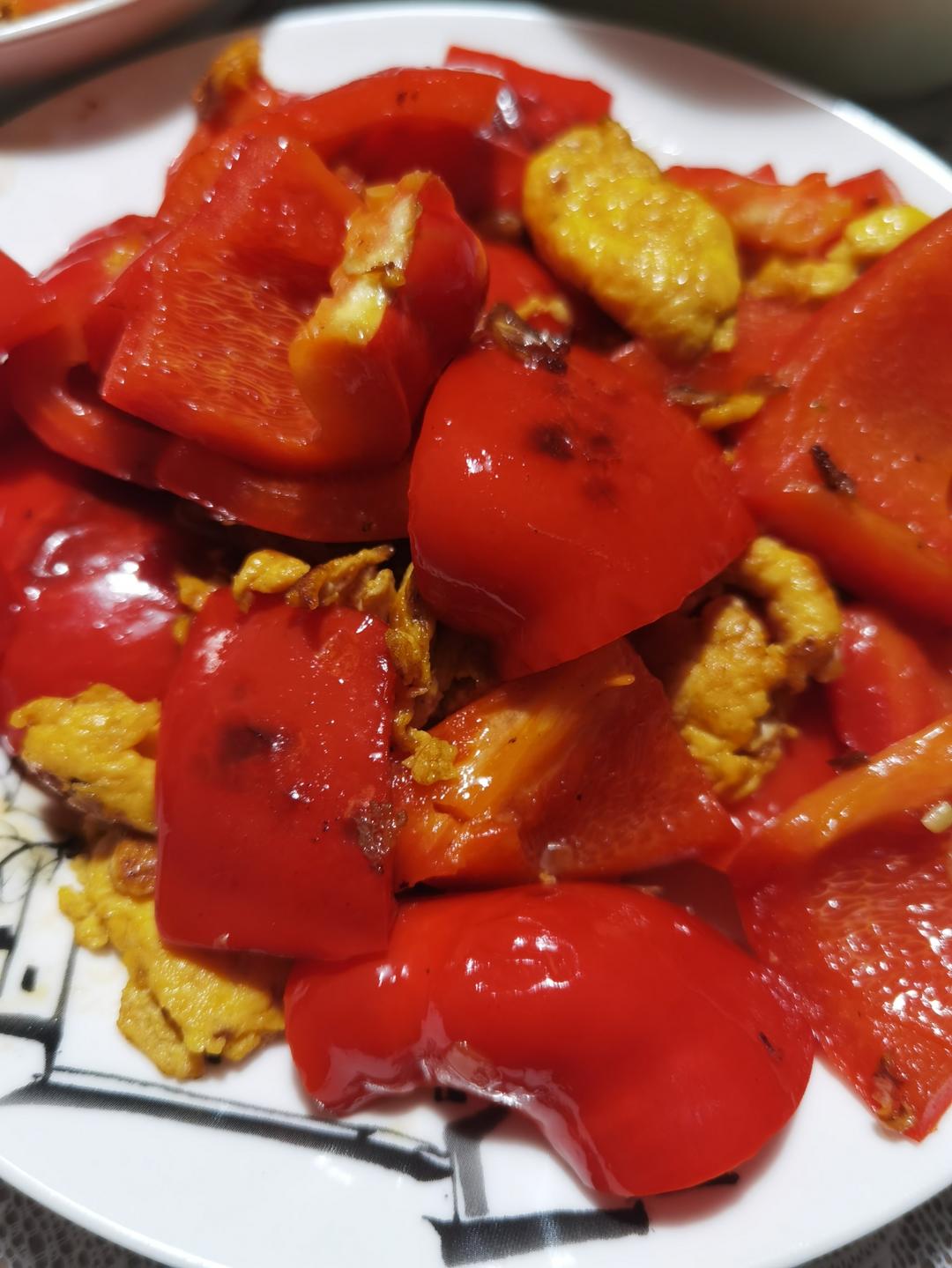 快手彩椒炒鸡蛋