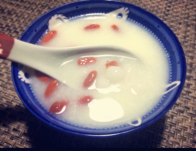 蛋花酒酿圆子