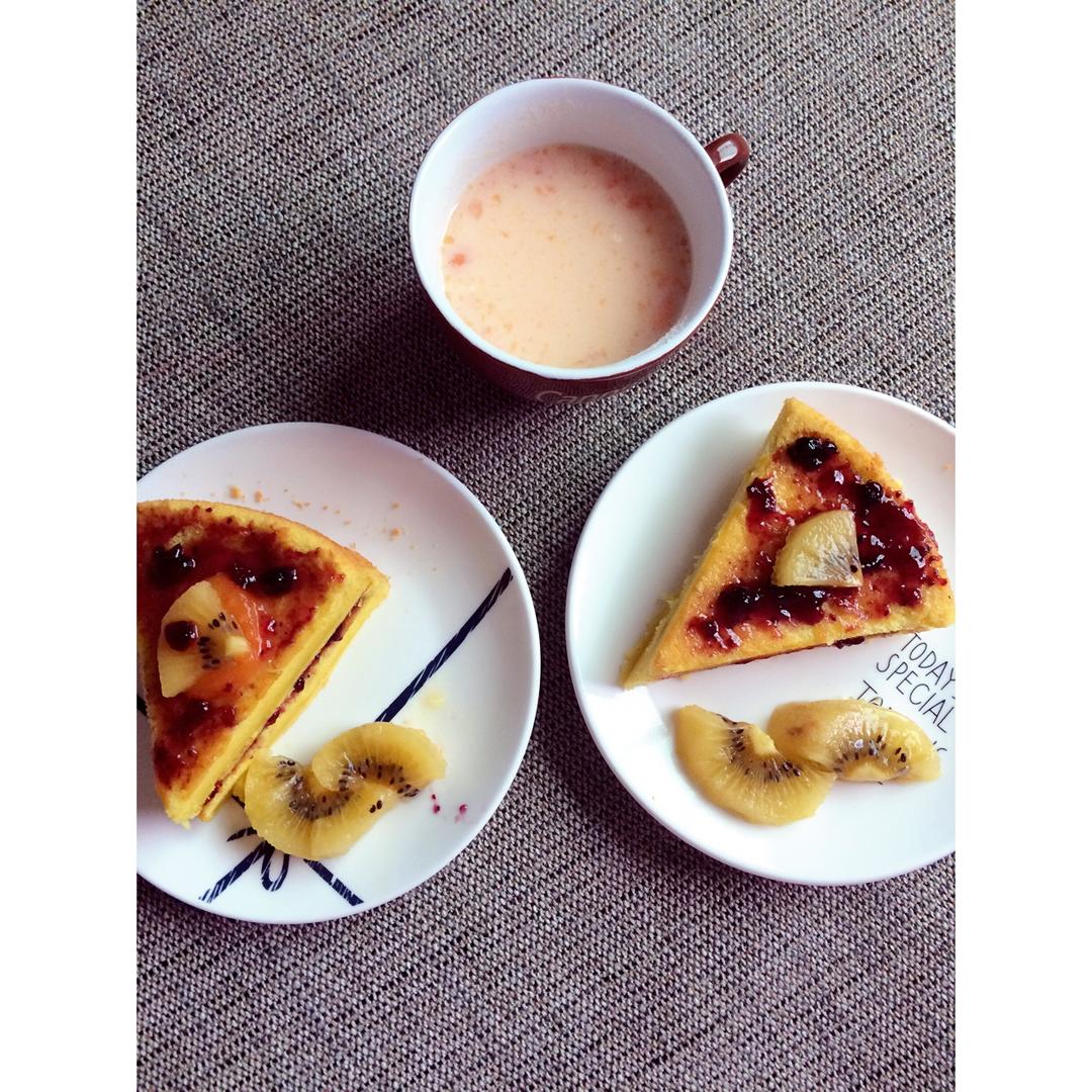 烤箱做蛋糕（戚风蛋糕的做法）