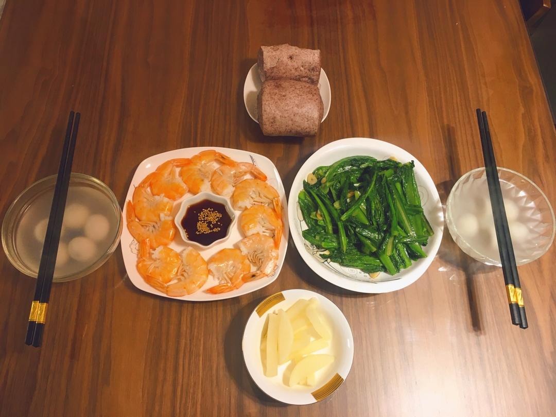 盐水煮虾