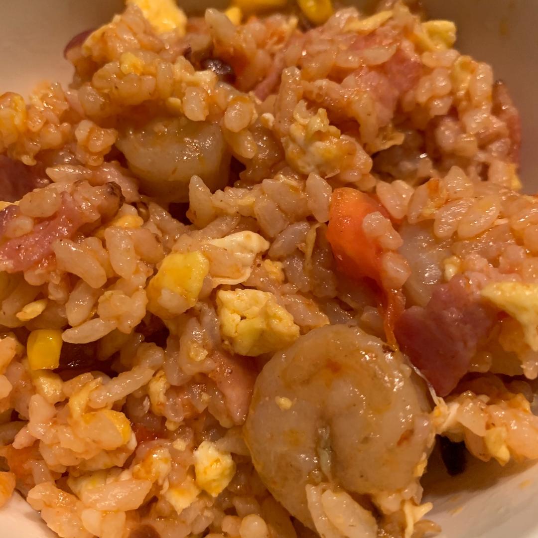 【番茄虾仁炒饭】
