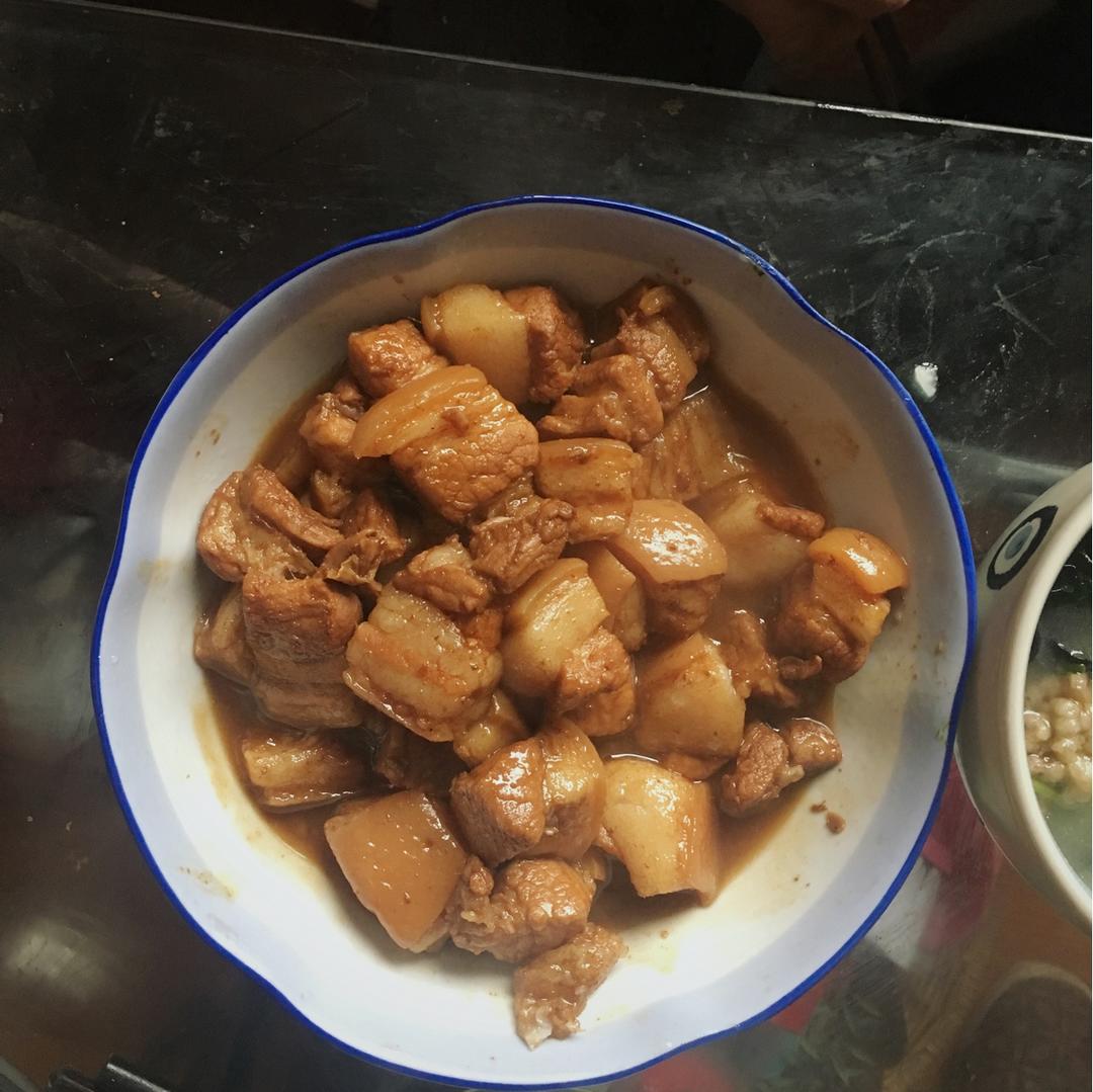 不焯水不放油的家常红烧肉
