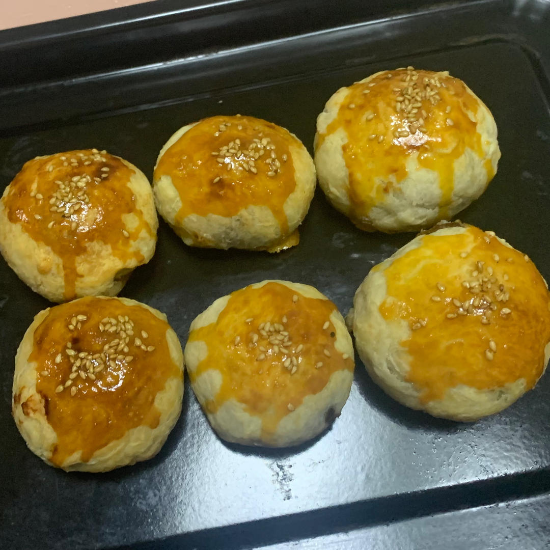 懒人蛋黄酥(手抓饼)
