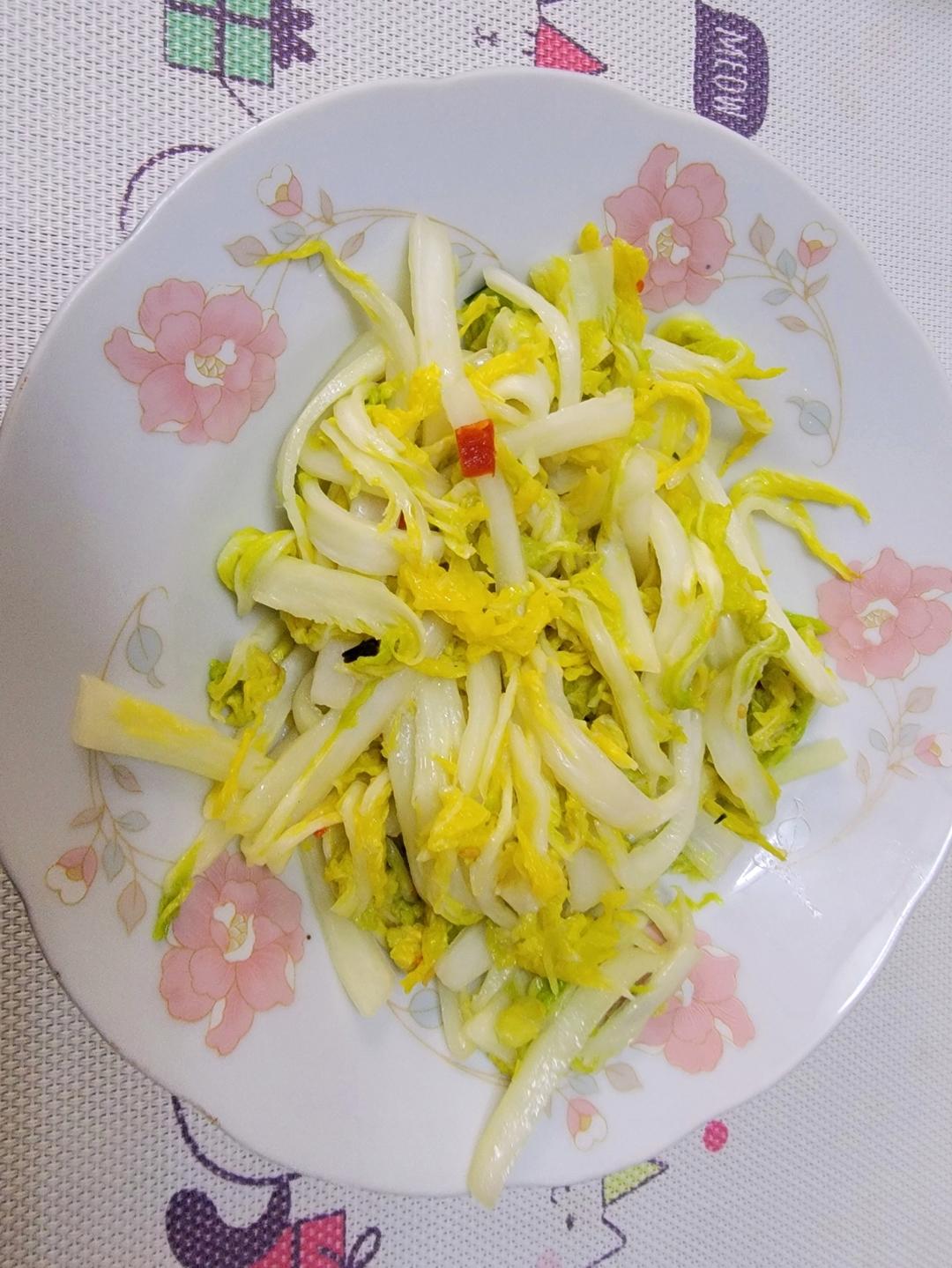 酸爽开胃的酸辣娃娃菜（白菜）