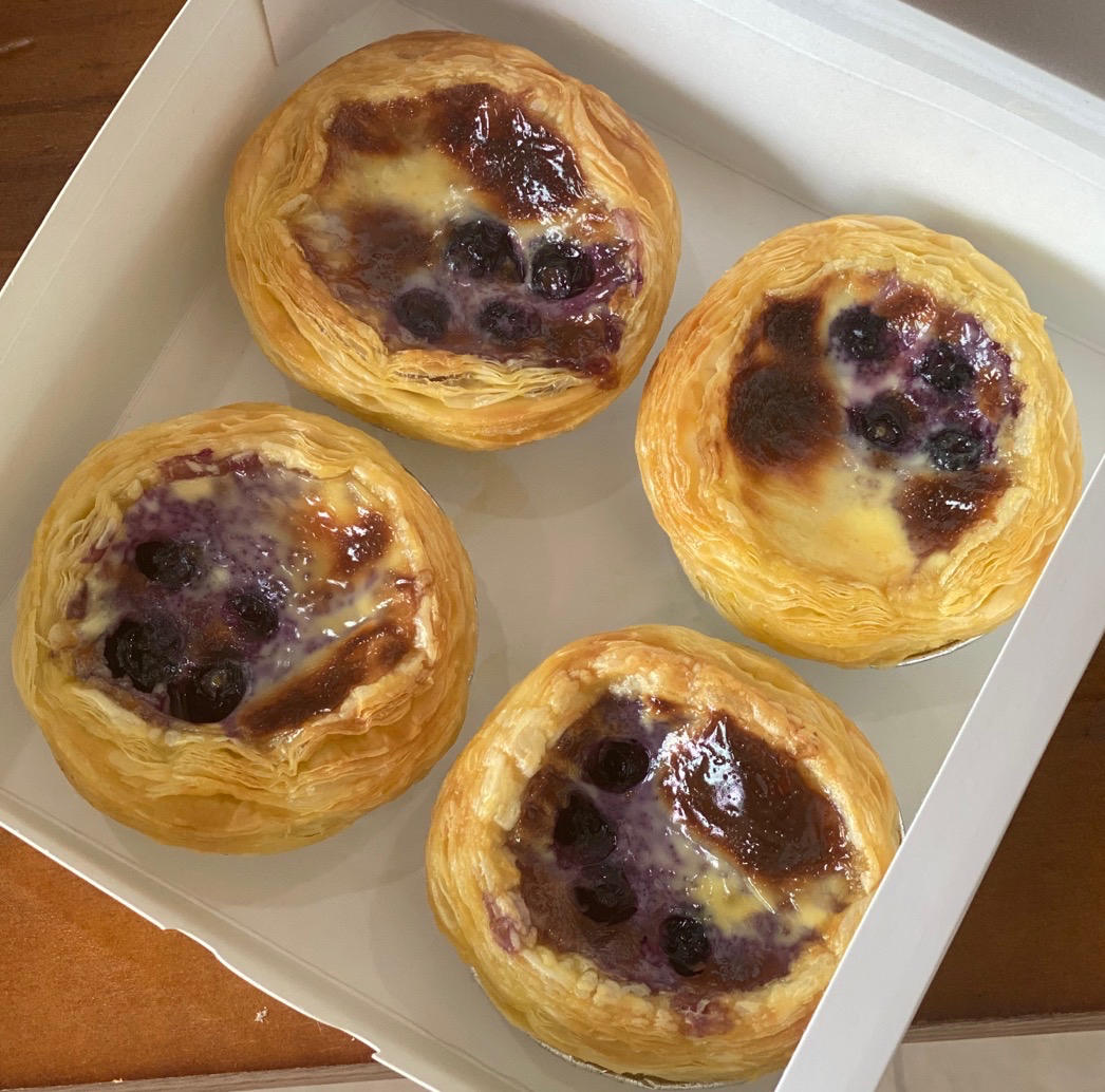 爆浆蓝莓蛋挞