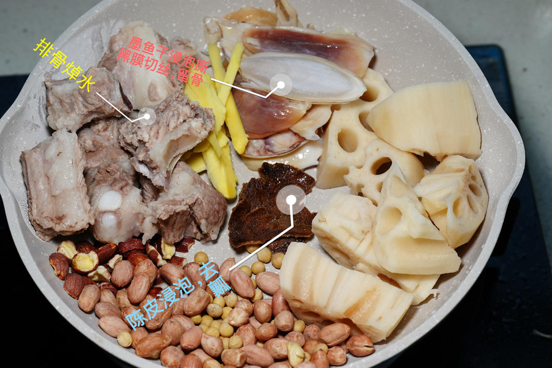 墨鱼双莲熬夜神汤（有手就行，0失误）