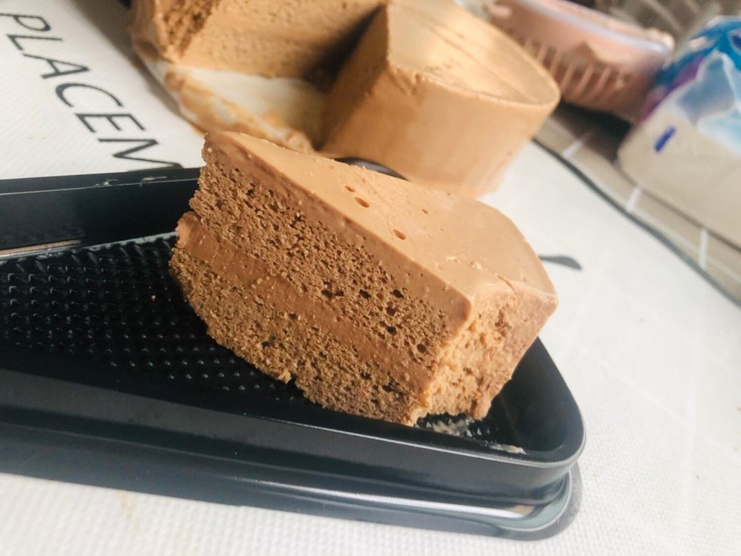 低碳生酮之抹茶冻芝士蛋糕（免烤）