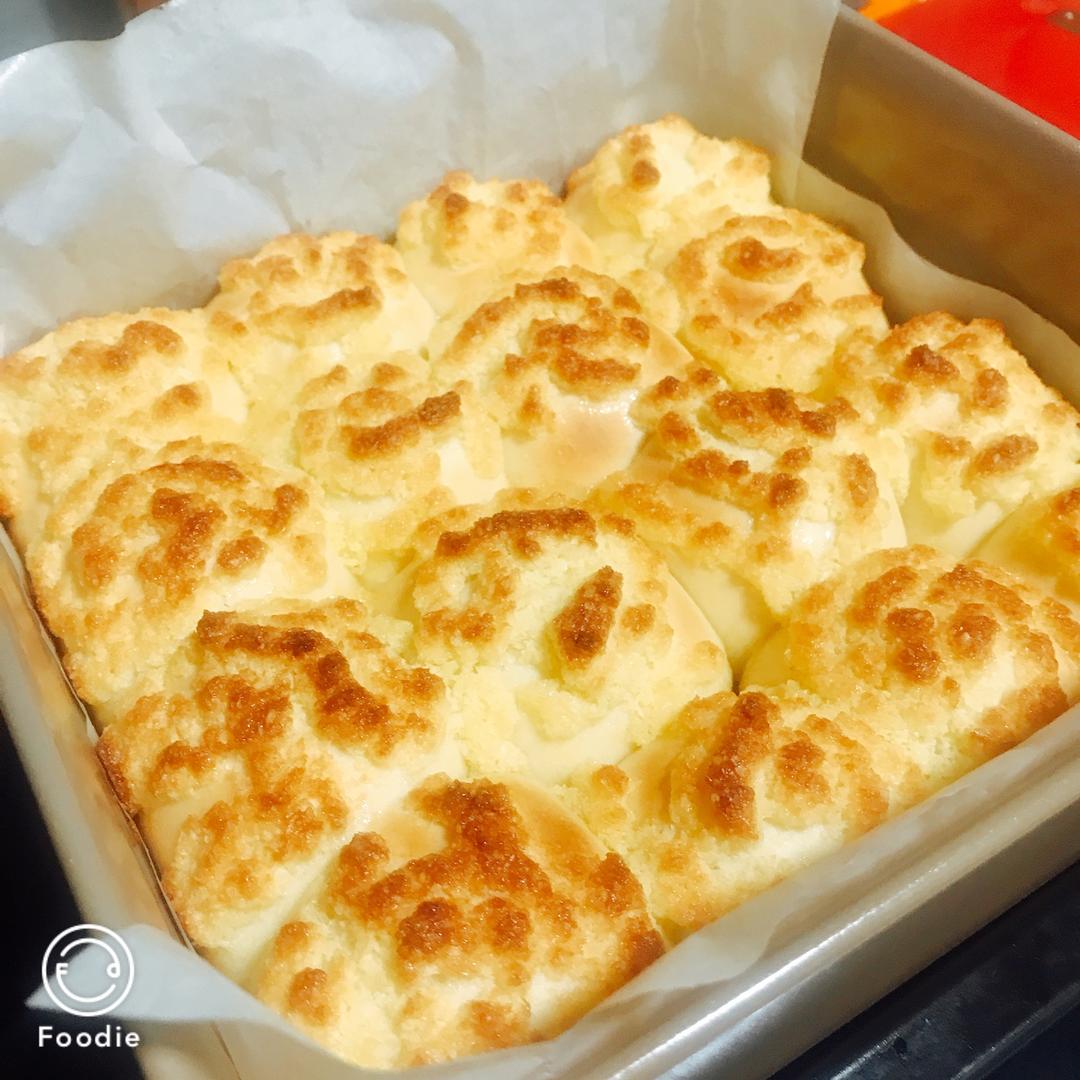 椰蓉酱面包（一次发酵，手残党福音）