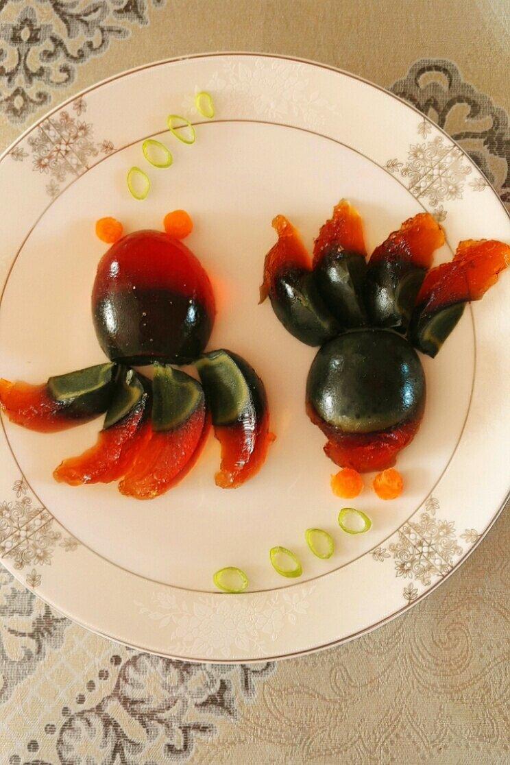 花姐驾道做的花式金鱼皮蛋