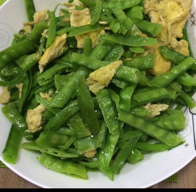 荷兰豆炒蛋
